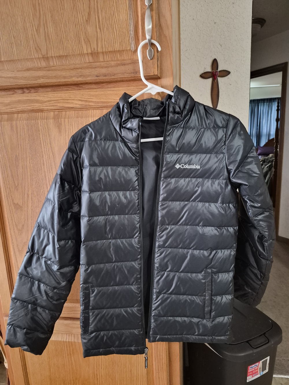 Columbia Ladies Black Insulated Hooded Puffer Jacket
